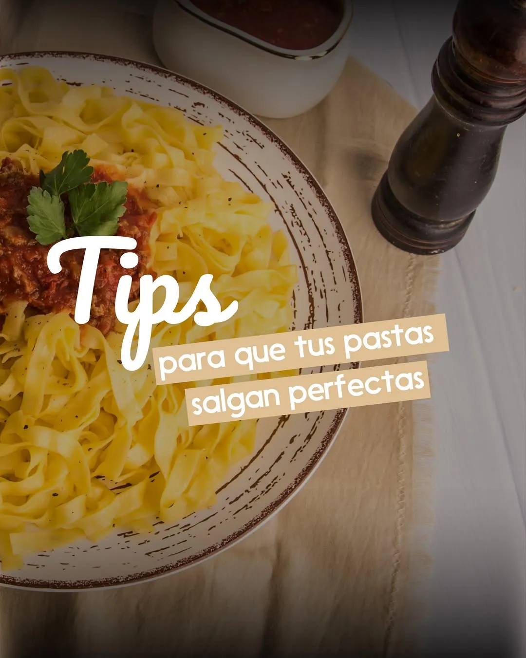 Tips para que tus pastas salgan perfectas — Tutto Bene