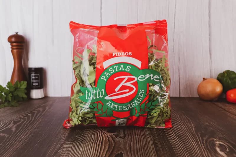 Fideos Secos de Espinaca — Pastas Tutto Bene