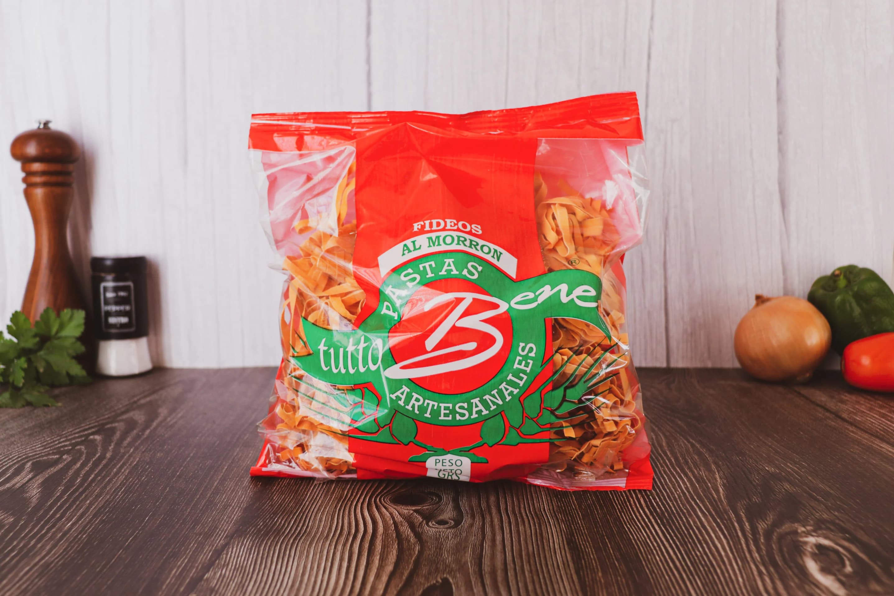 Fideos Secos de Morrón