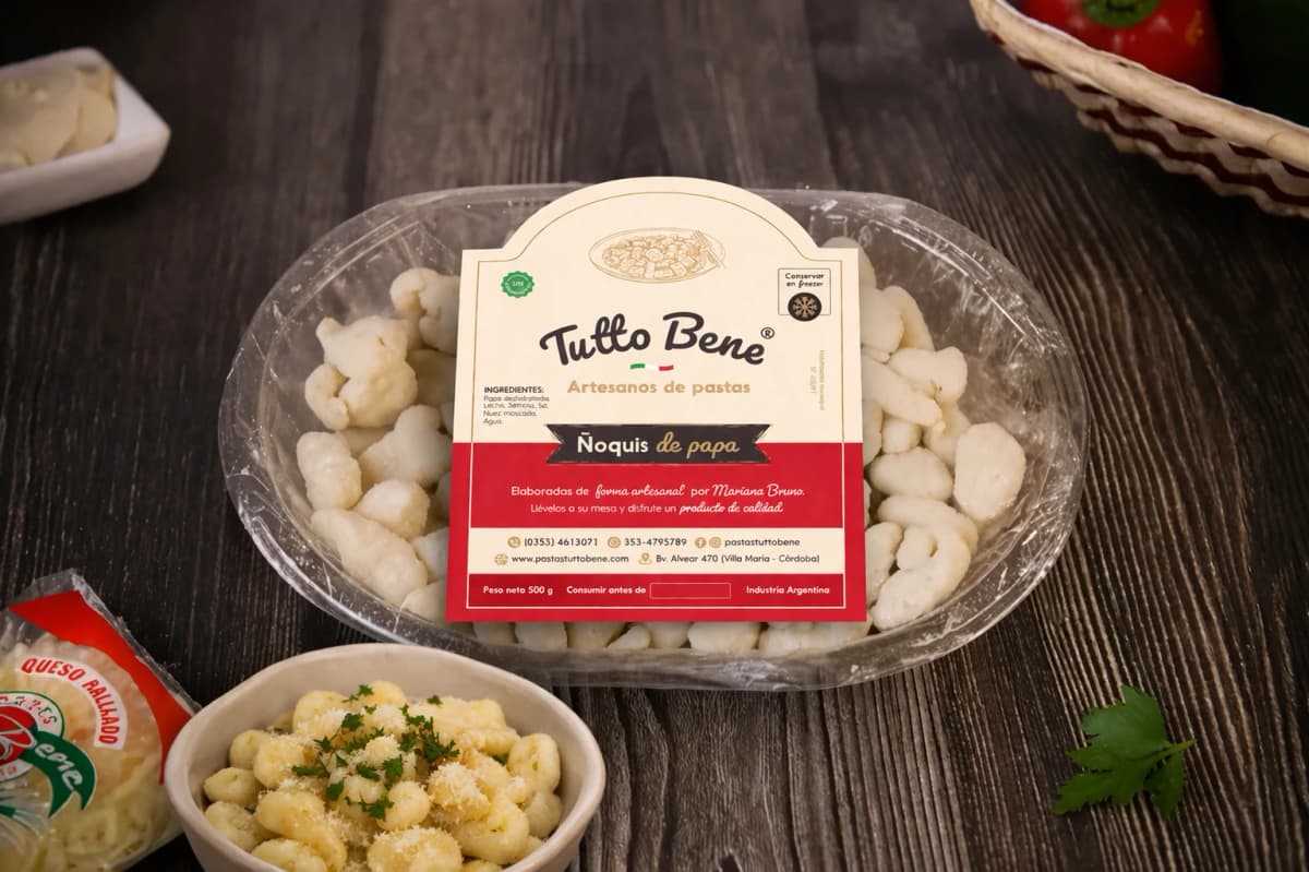 Ñoquis de Papa artesanales — Pastas Tutto Bene Villa María