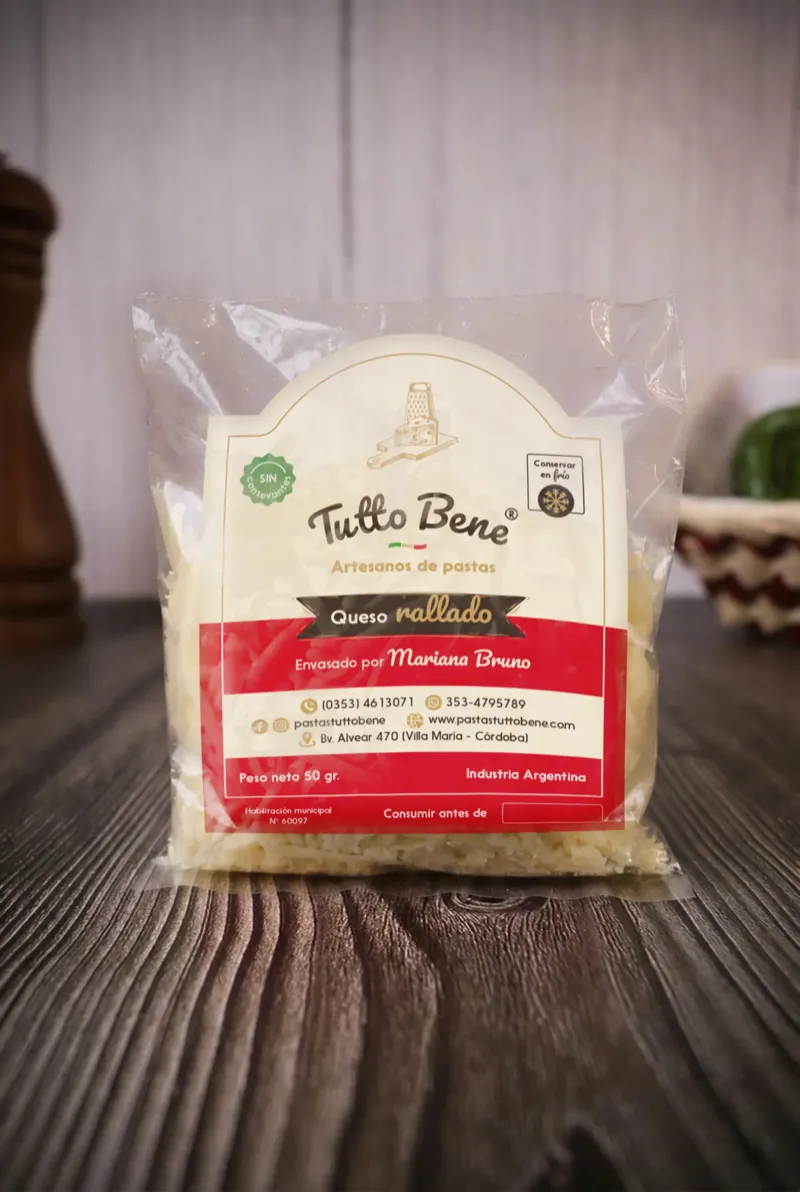 Queso Rallado artesanales — Pastas Tutto Bene Villa María